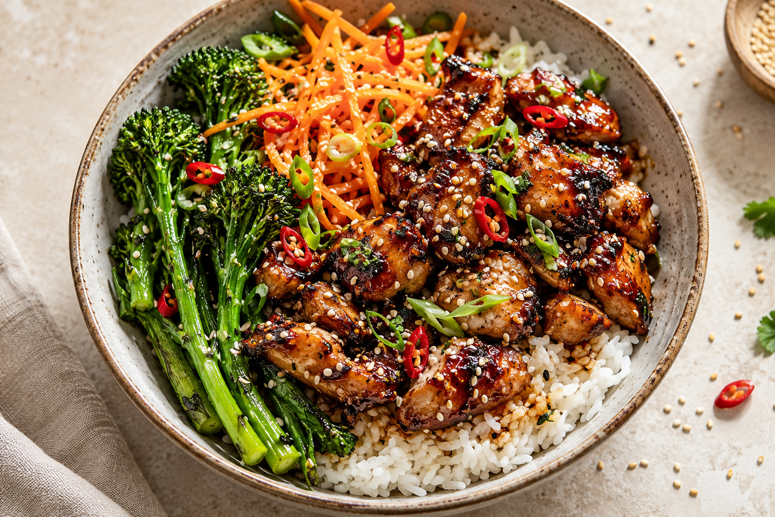 Korean BBQ Chicken bowl